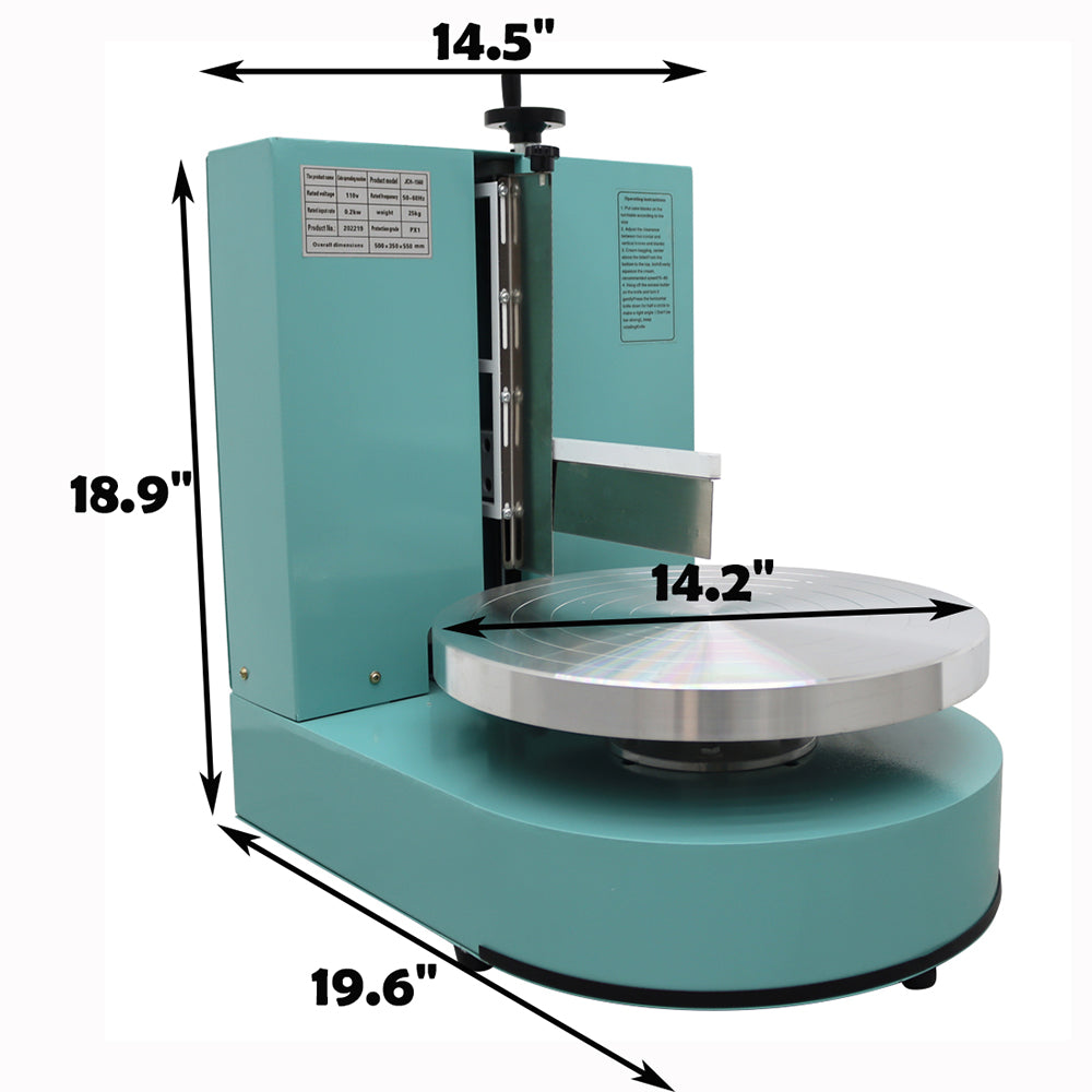 Green Cake Cream Spreading Coating Smearing Machine