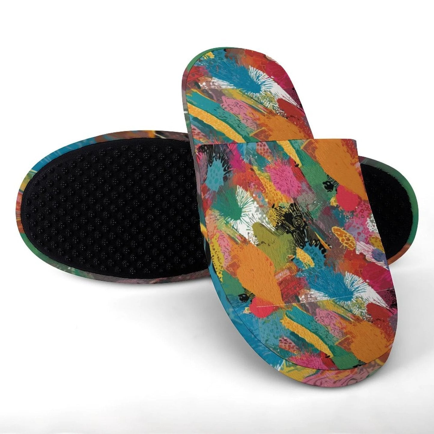 Flannel Men's Cotton Slippers