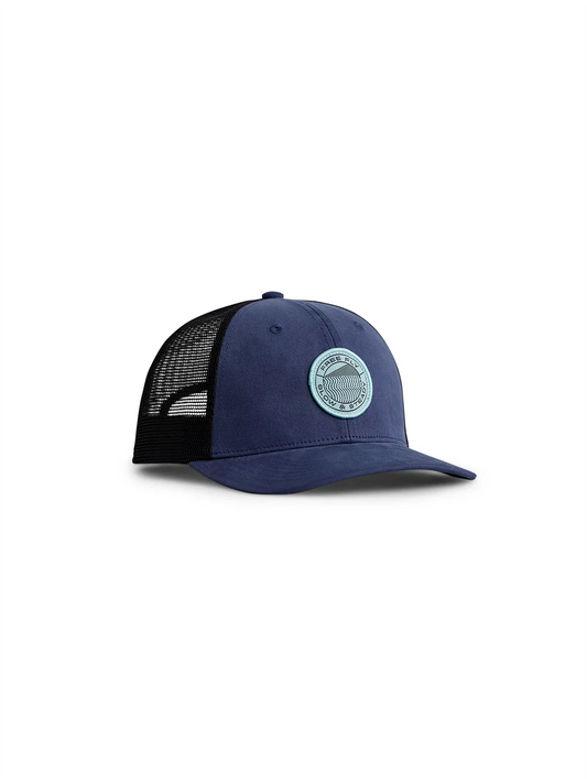 Slow & Steady Trucker Hat - Navy