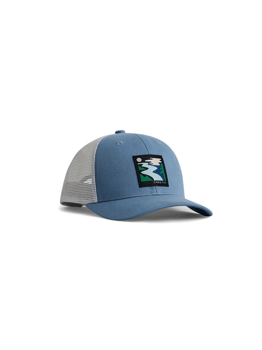 Youth Inlet Trucker Hat - Blue Fog