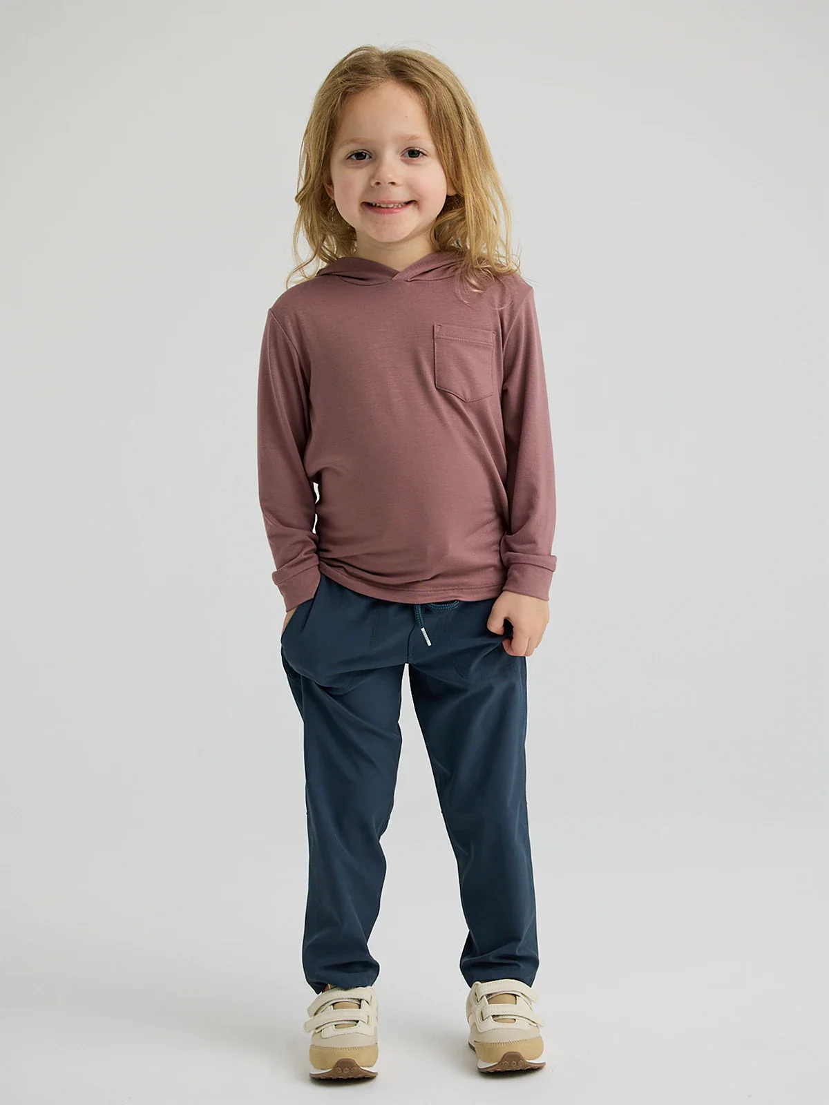 Toddler Bamboo Shade Hoodie - Fig