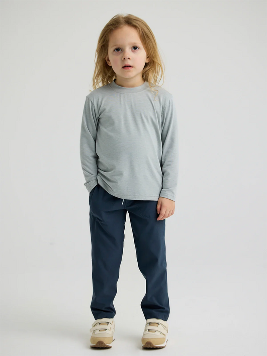 Toddler Bamboo Shade Long Sleeve - Heather Aspen Grey