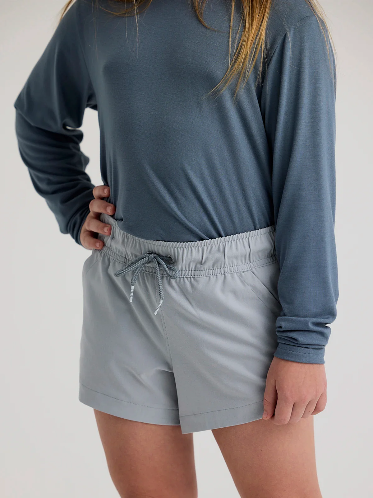 Girls' Pull-On Breeze Short - Aspen Grey