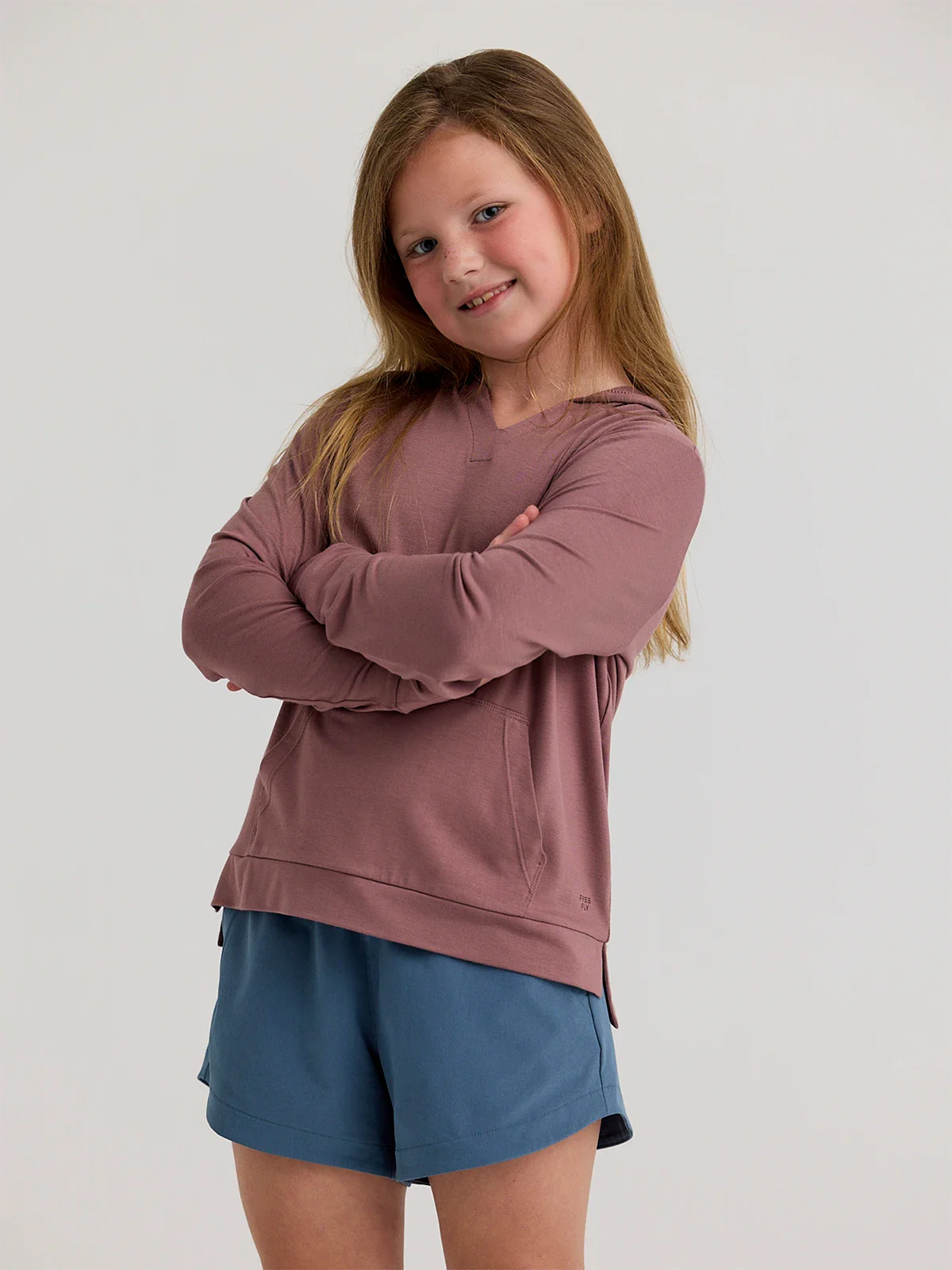 Girls' Bamboo Shade Hoodie - Fig