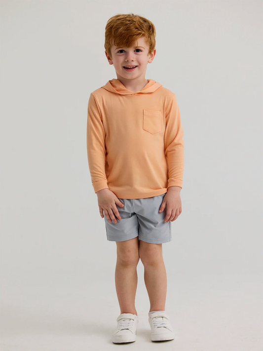Toddler Bamboo Shade Hoodie - Tropic Orange