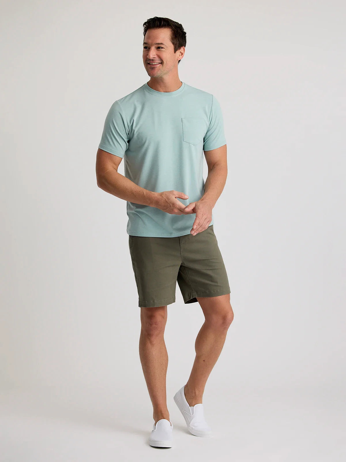 Men's Anchor Chino Short - Smokey Olive