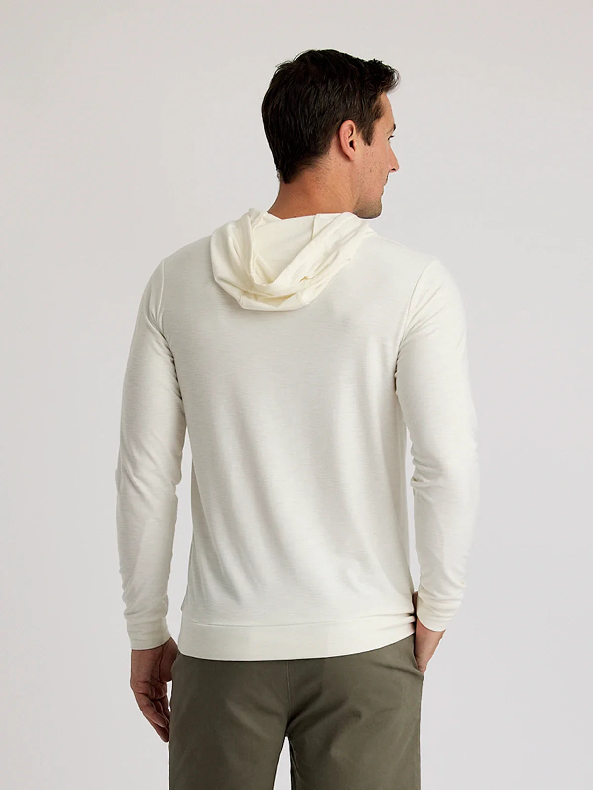 Men's Bamboo Slub Hoodie II - Sea Salt