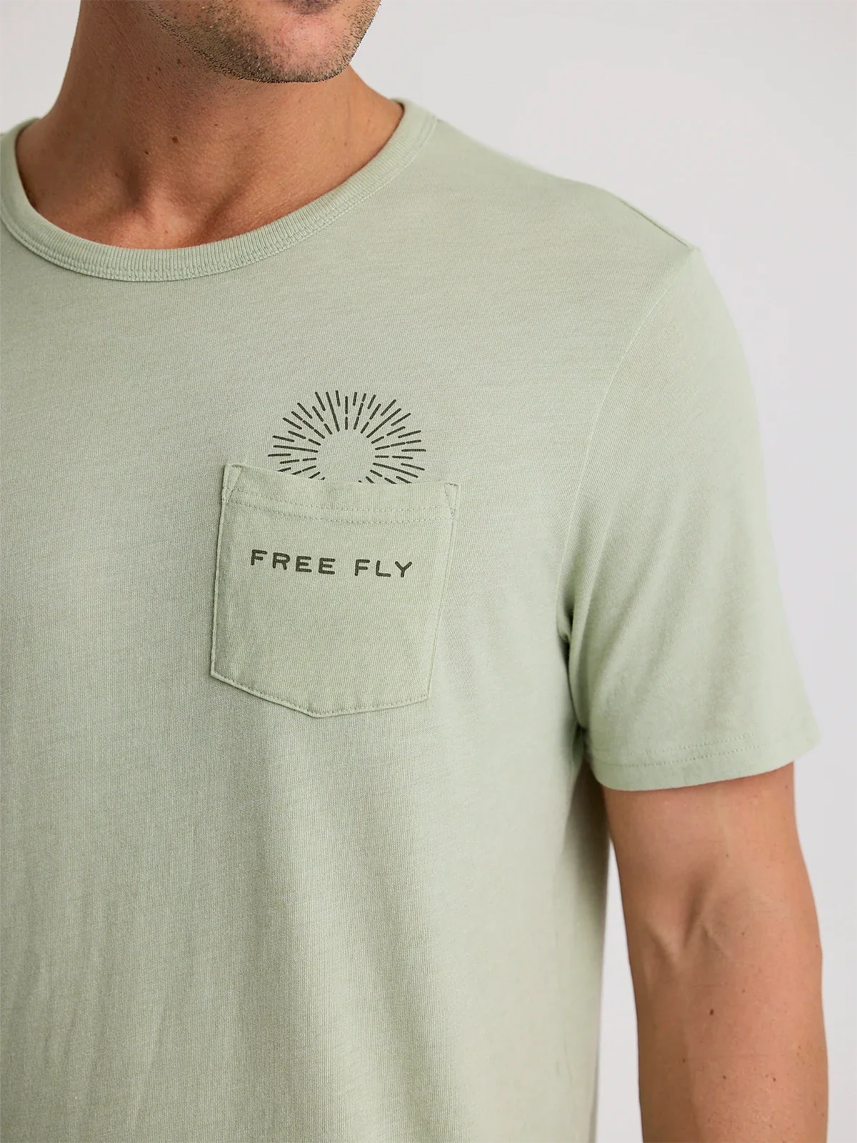 Quiver Pocket Tee - Heather Desert Sage