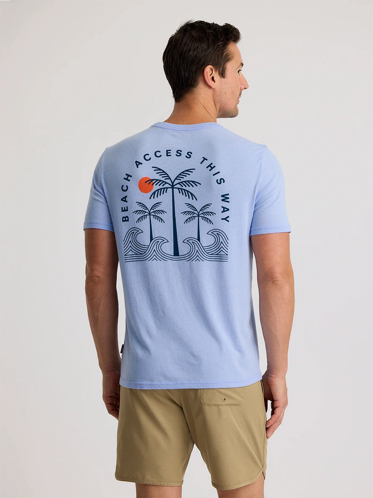 Beach Access Tee - Heather Lavender