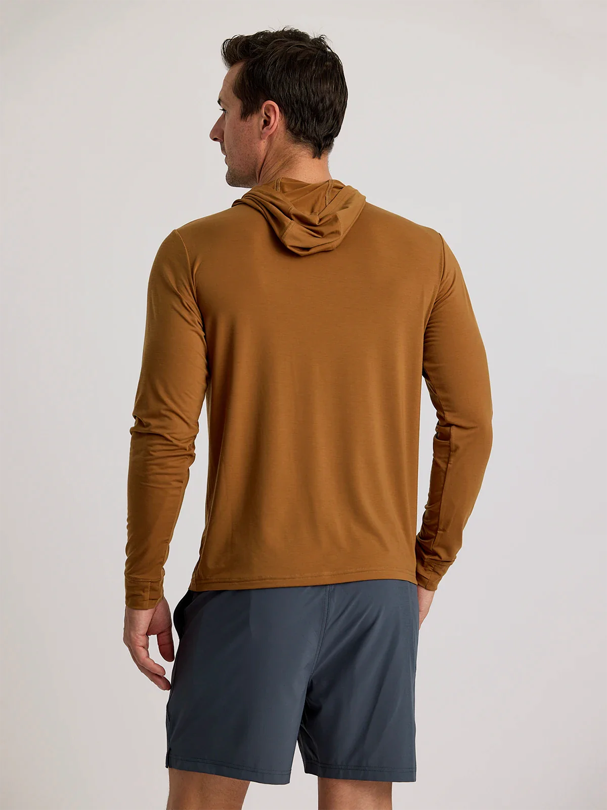 Men's Bamboo Shade Hoodie - Heather Russet