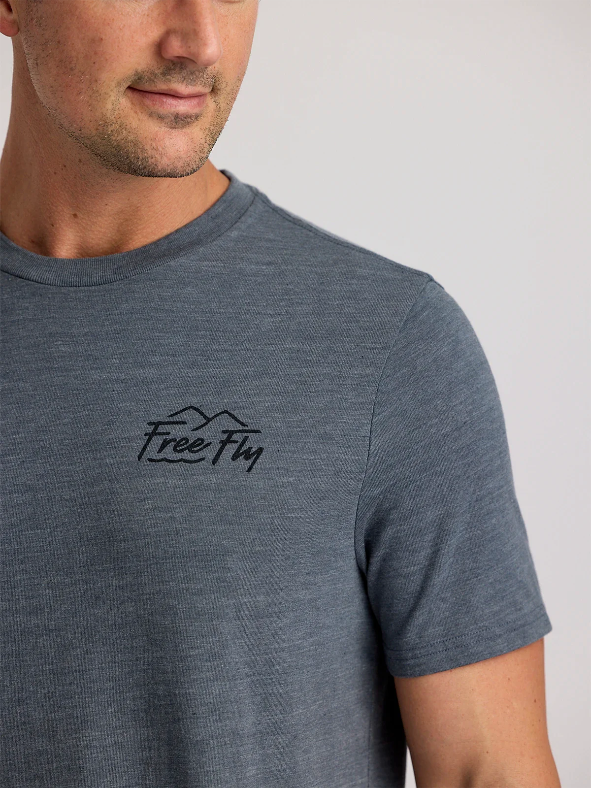 Summit Tee - Heather Storm Cloud