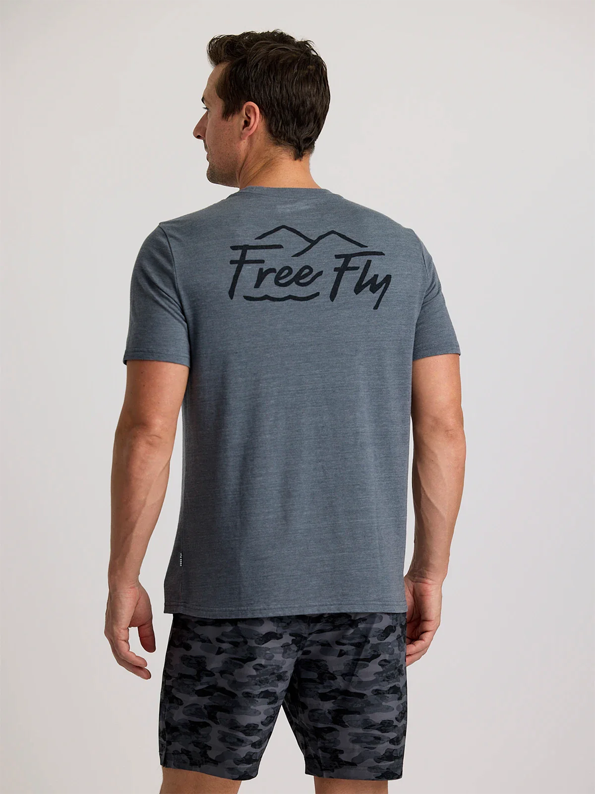 Summit Tee - Heather Storm Cloud