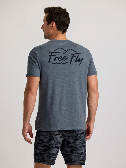 Summit Tee - Heather Storm Cloud