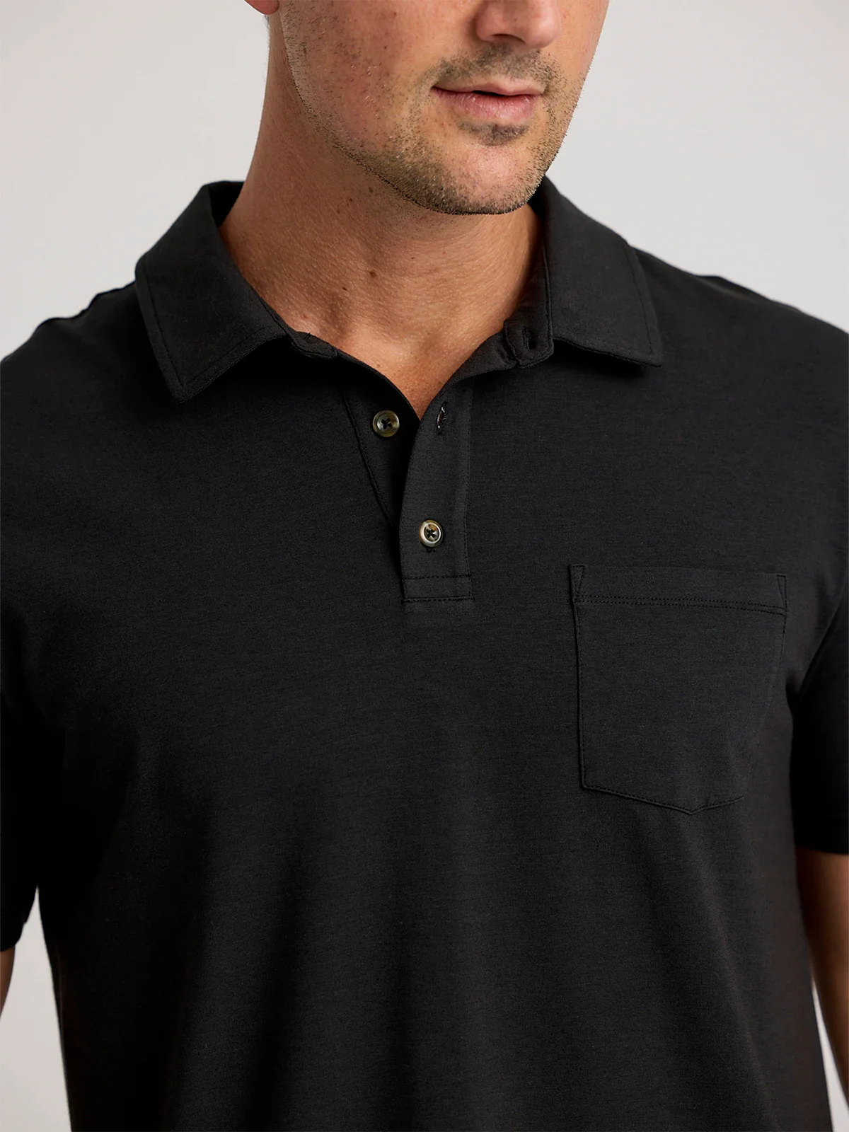 Men's Bamboo Current Polo - Black