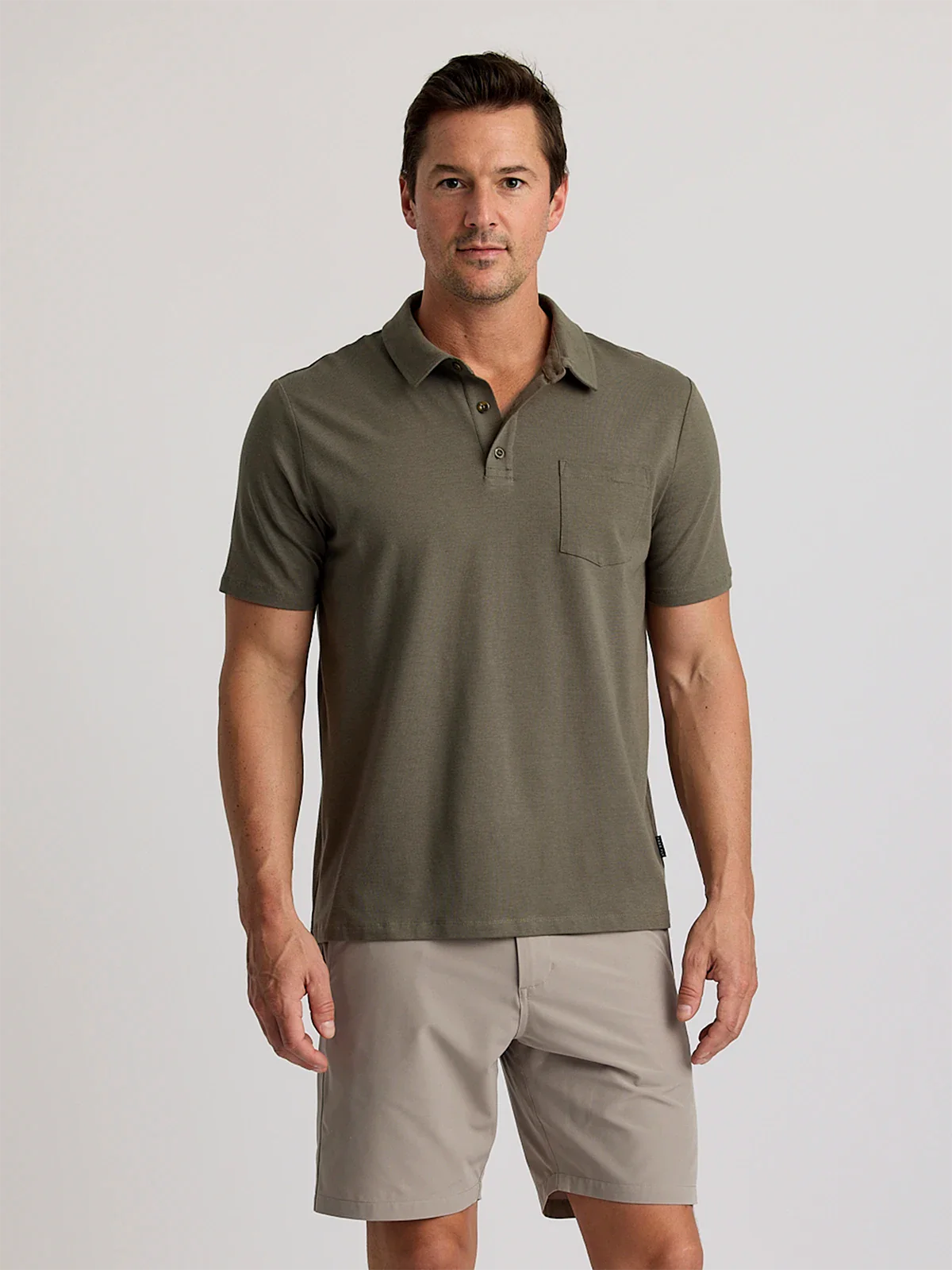 Men's Bamboo Current Polo - Fatigue