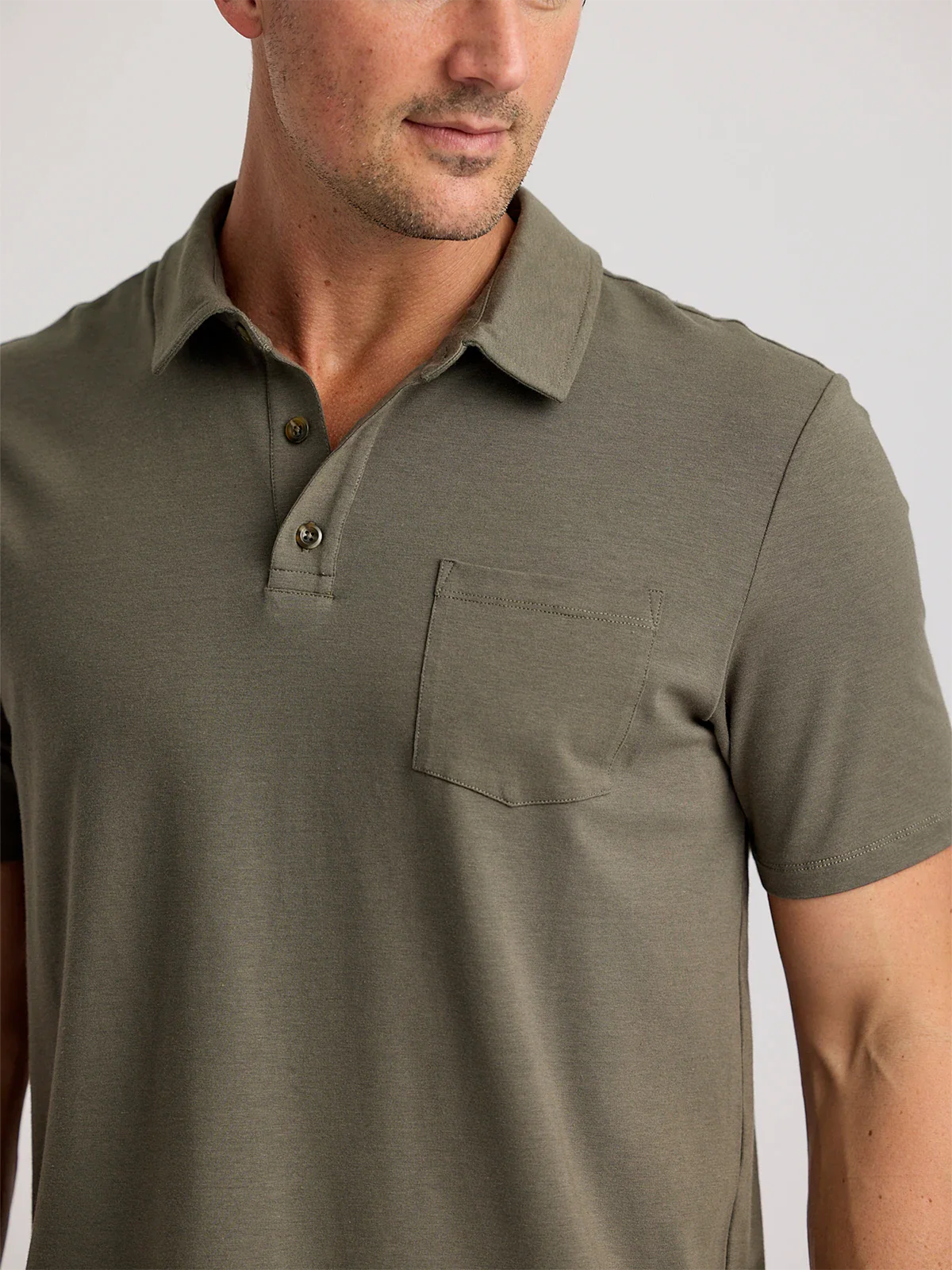 Men's Bamboo Current Polo - Fatigue