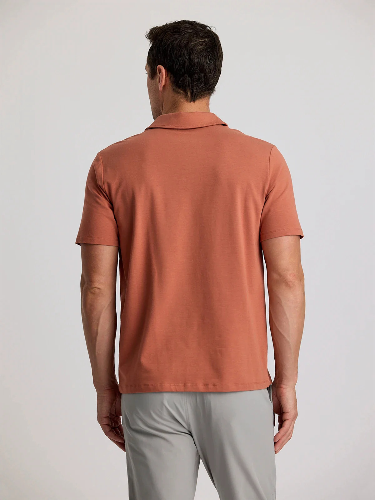 Men's Bamboo Current Polo - Redwood