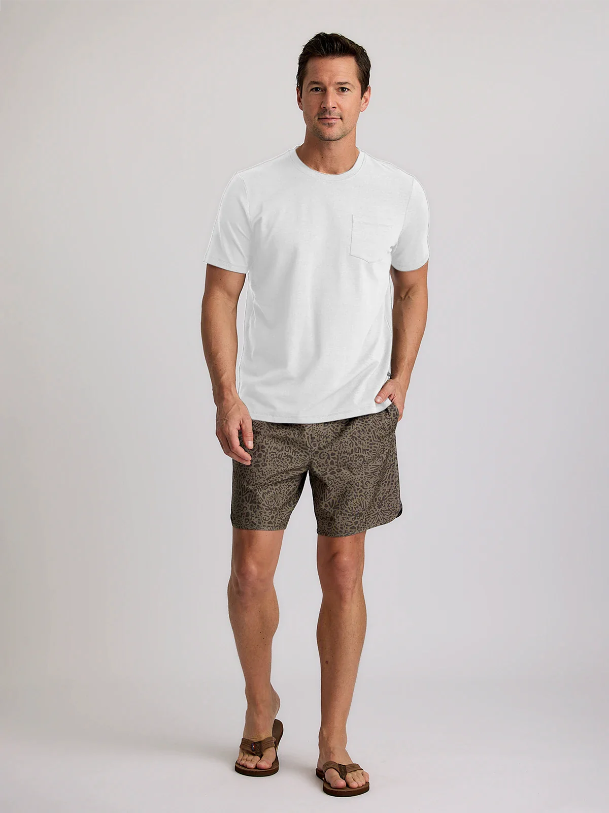 Men's Bamboo Current Pocket Tee - Bright White