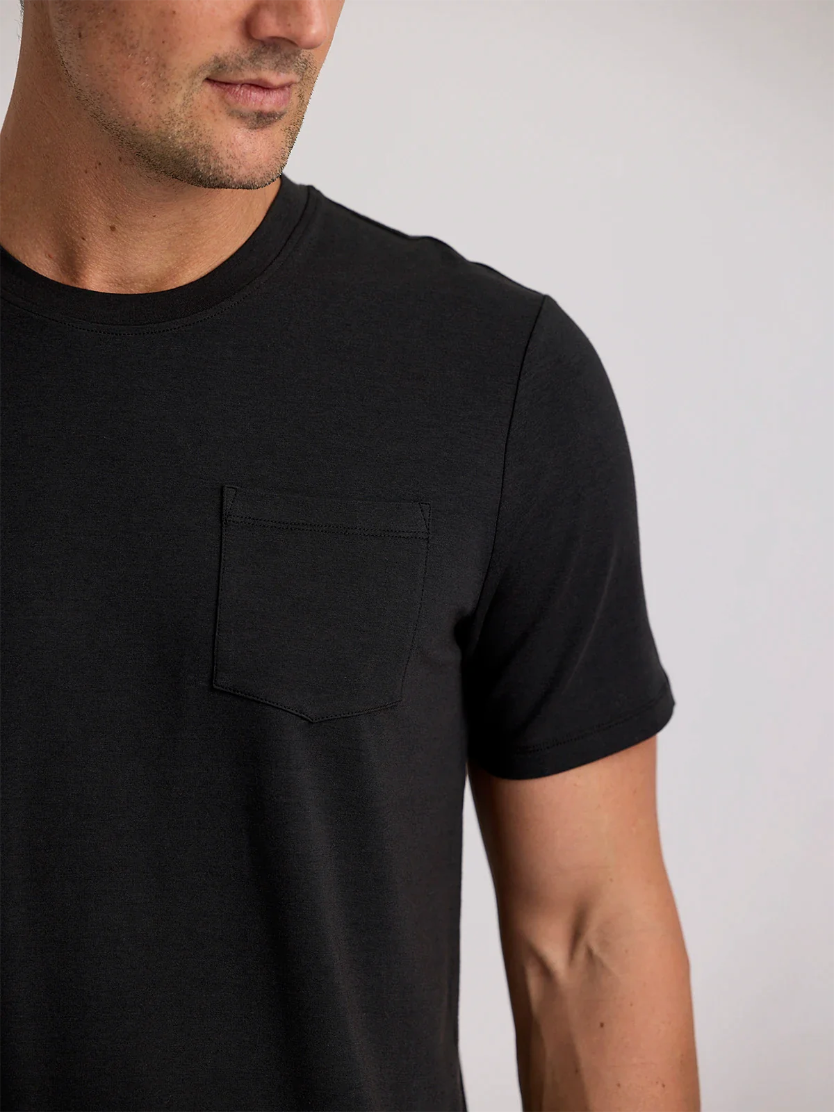 Men's Bamboo Current Pocket Tee - Black