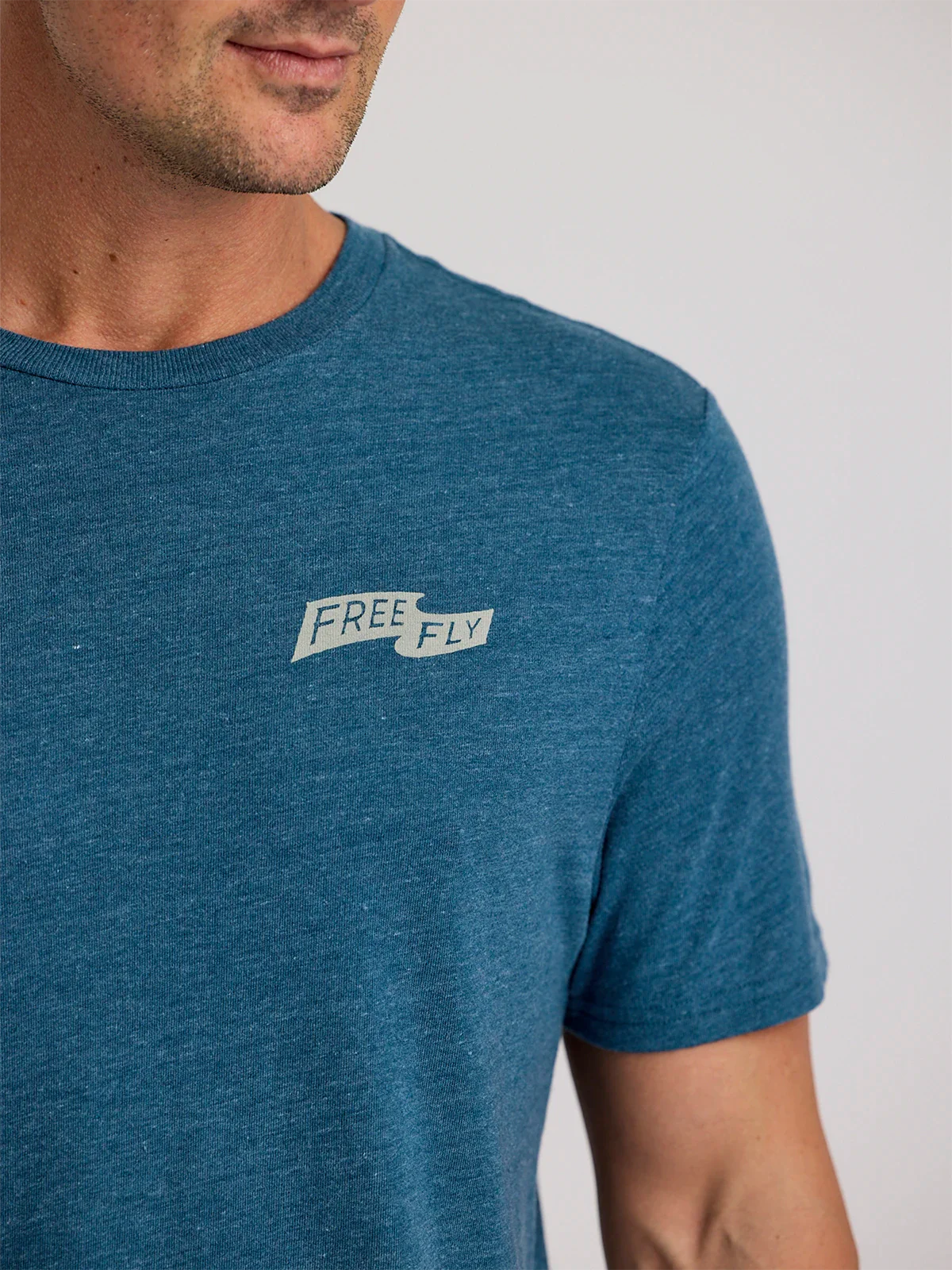 First & Last Tee - Heather Legion Blue
