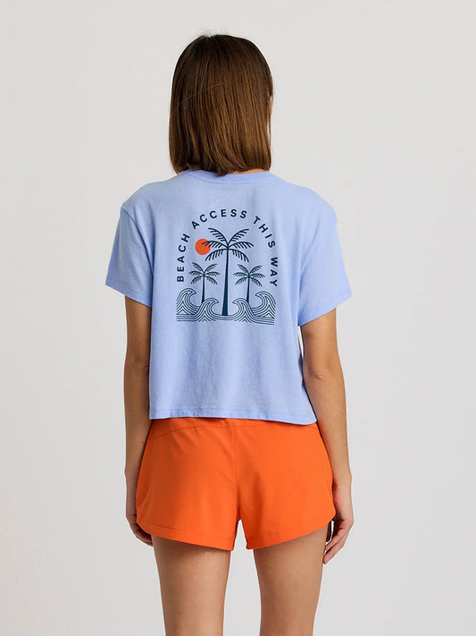 Women's Beach Access Tee - Heather Lavender