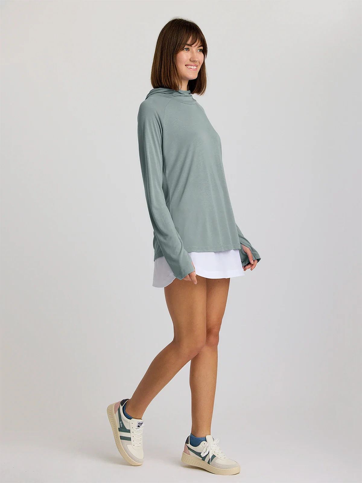 Women's Bamboo Lightweight Hoodie II - Slate