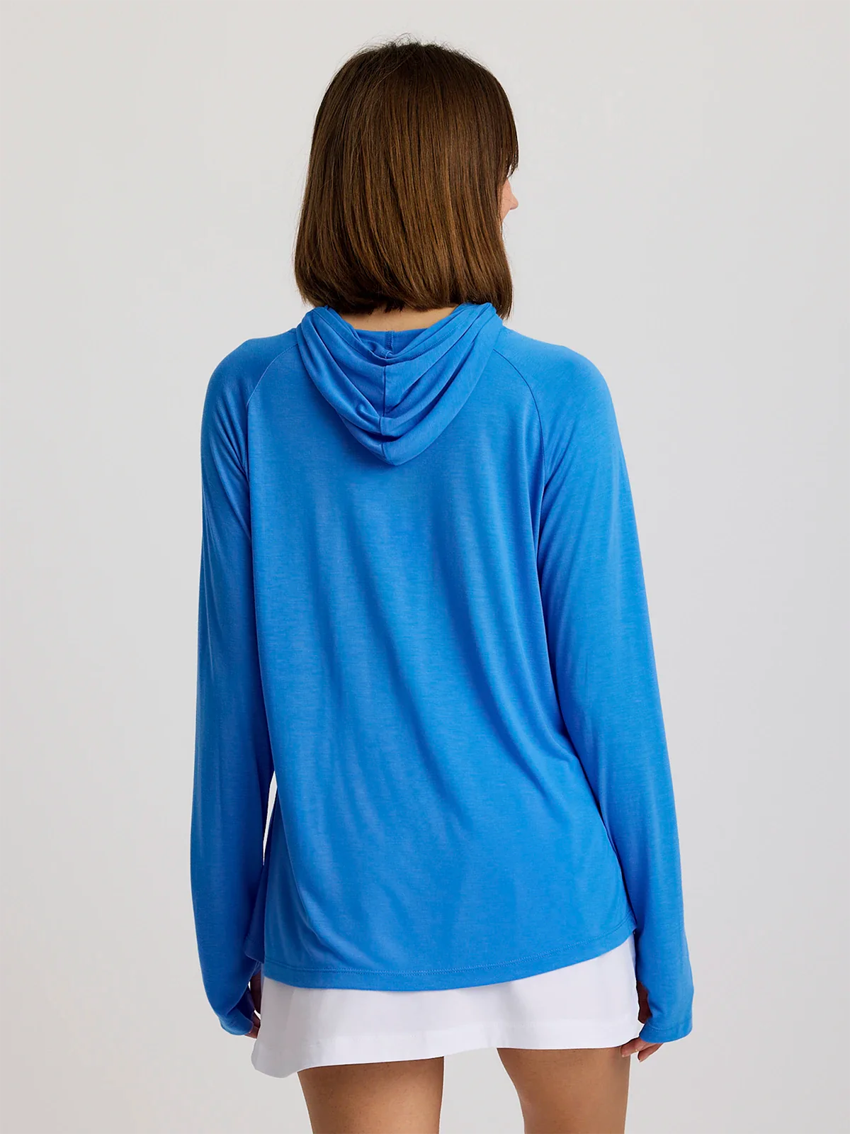 Women's Bamboo Lightweight Hoodie II - Surf Blue