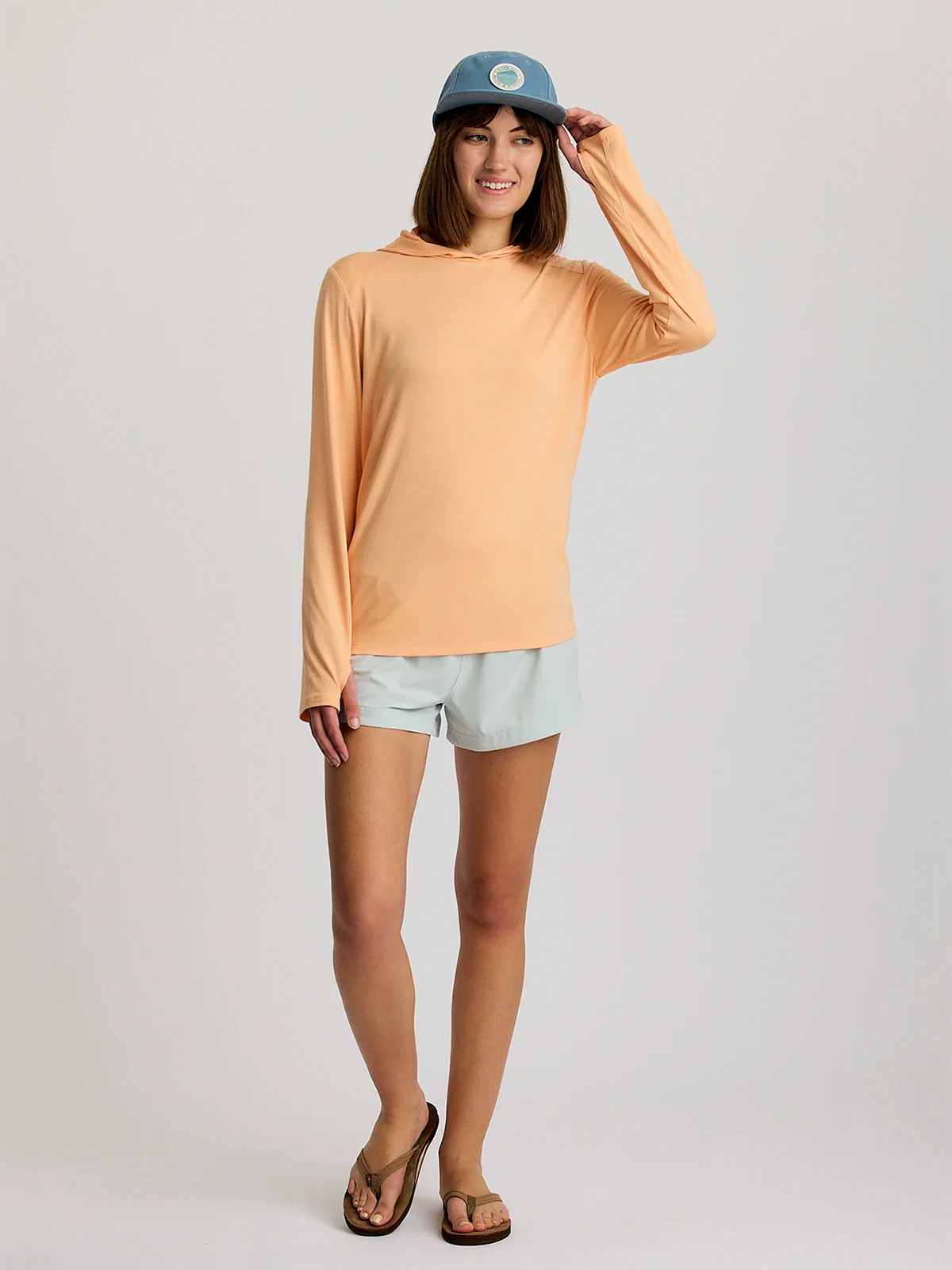 Women's Bamboo Shade Hoodie II - Tropic Orange