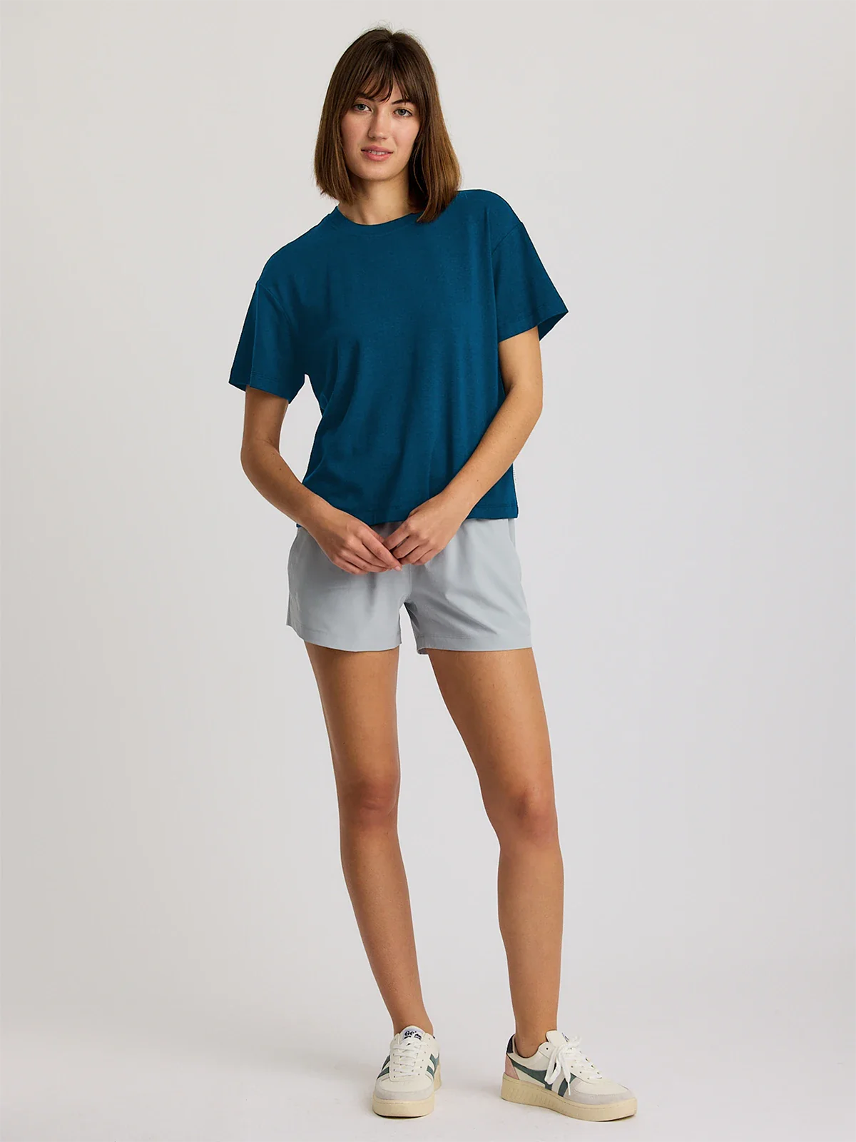 Women's Bamboo Current Boxy Tee - Legion Blue