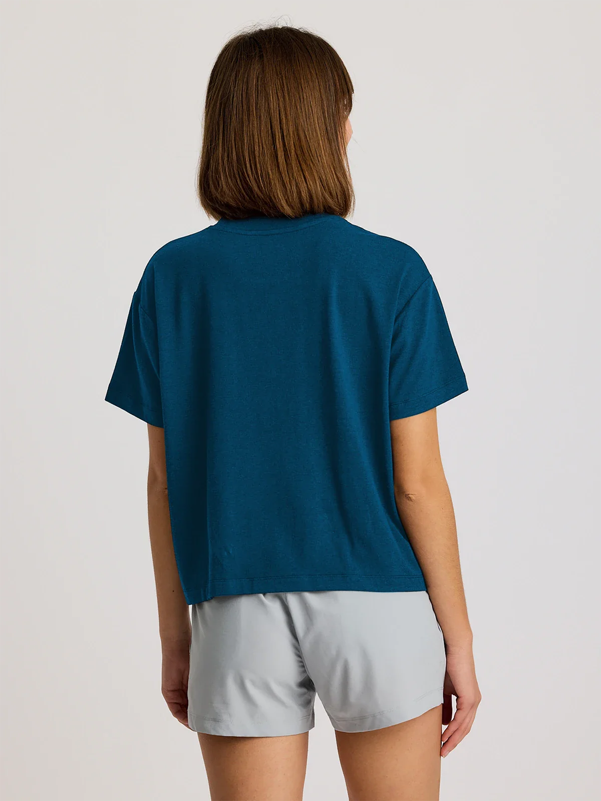 Women's Bamboo Current Boxy Tee - Legion Blue