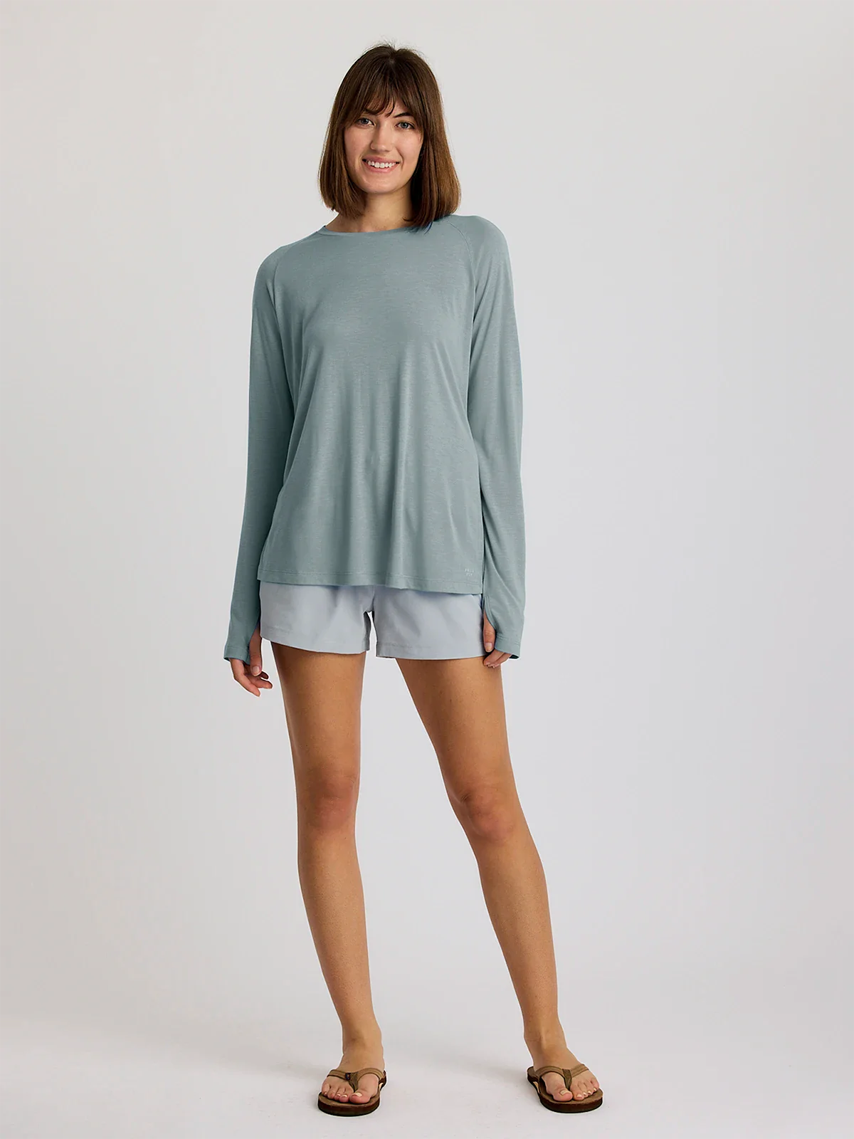 Women's Bamboo Lightweight Long Sleeve II - Slate