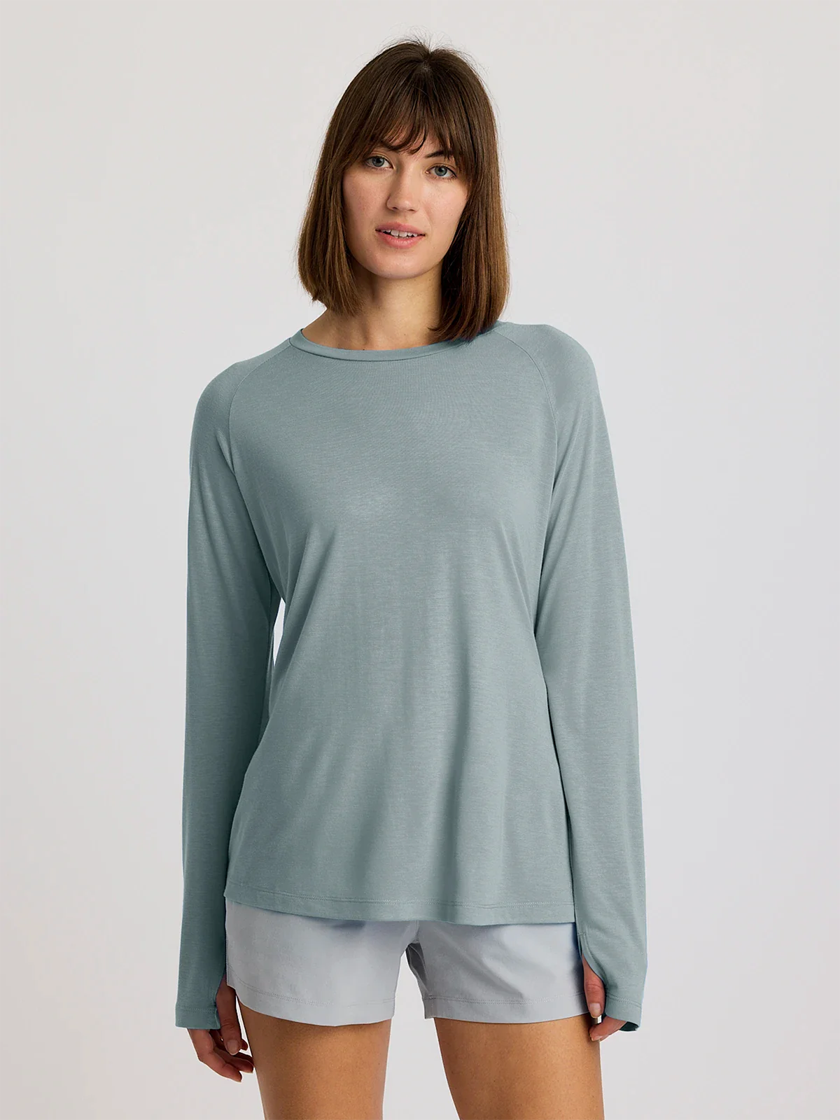 Women's Bamboo Lightweight Long Sleeve II - Slate