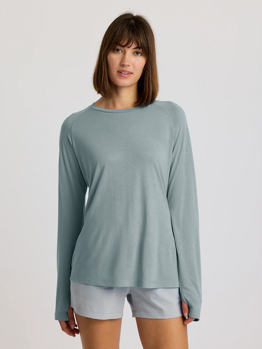 Women's Bamboo Lightweight Long Sleeve II - Slate
