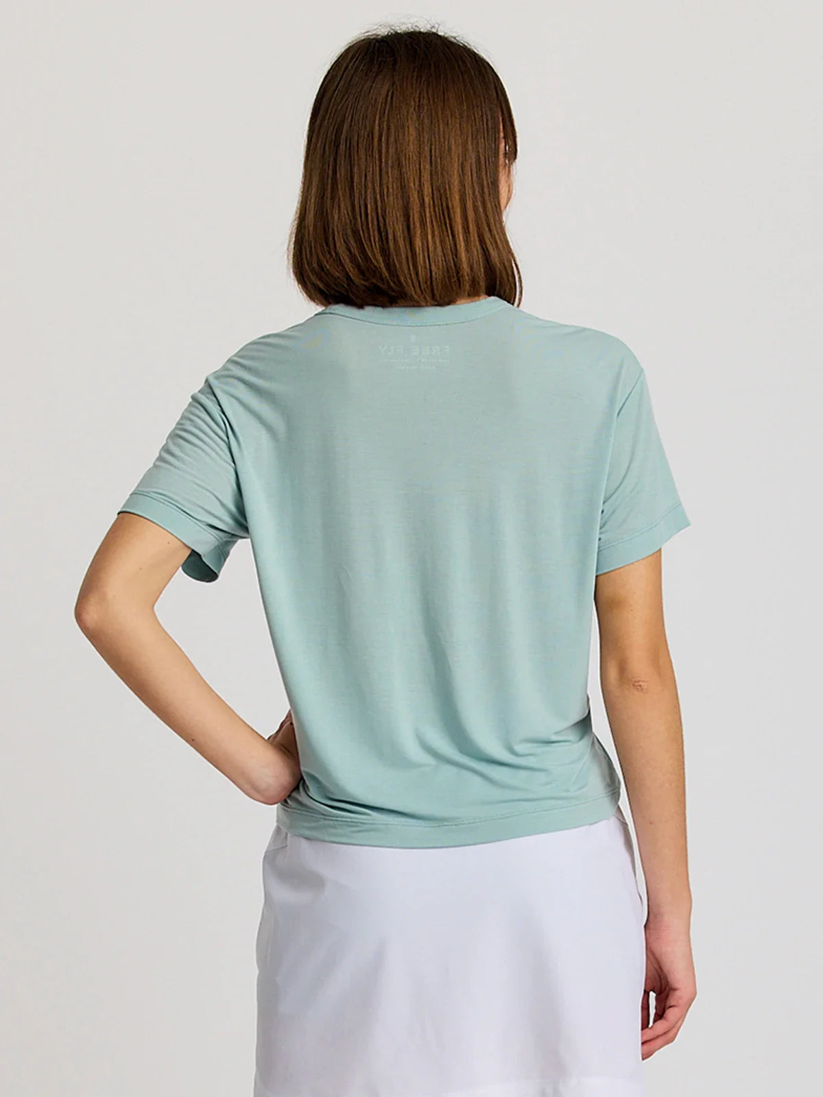 Women's Bamboo Current Tee - Ocean Mist