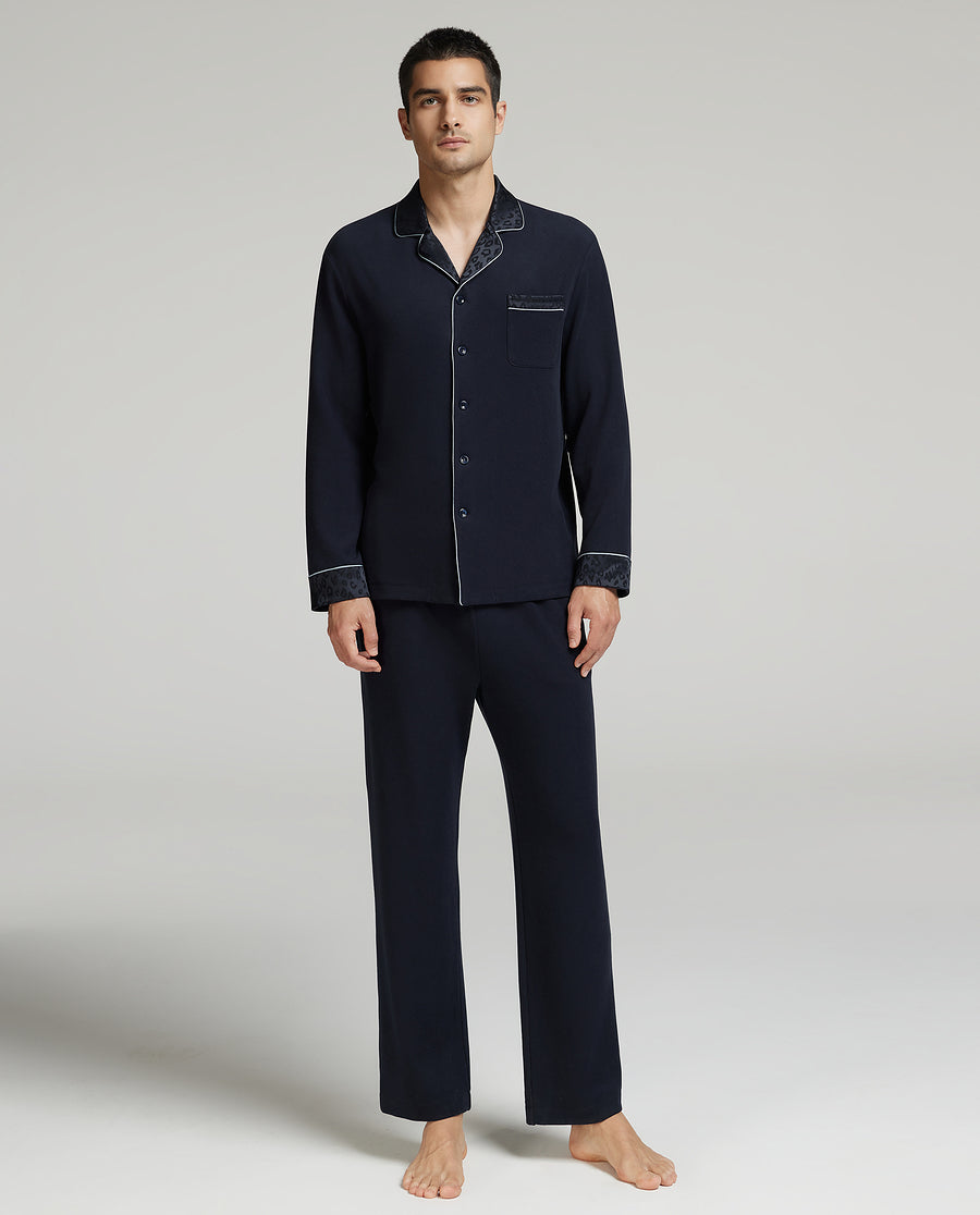 Aimer Men Skin-Friendly Pajama Trousers