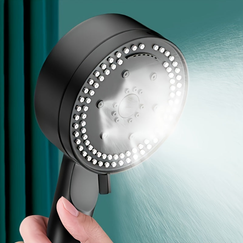 High Pressure 8-Mode Handheld Shower Head, Round Wall Mount TJR2P9L