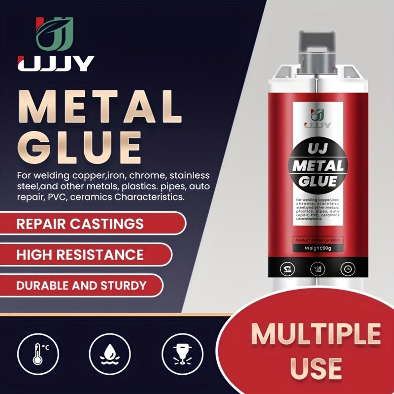 High-Strength Red Metal Repair Adhesive, Waterproof TJR8M5D