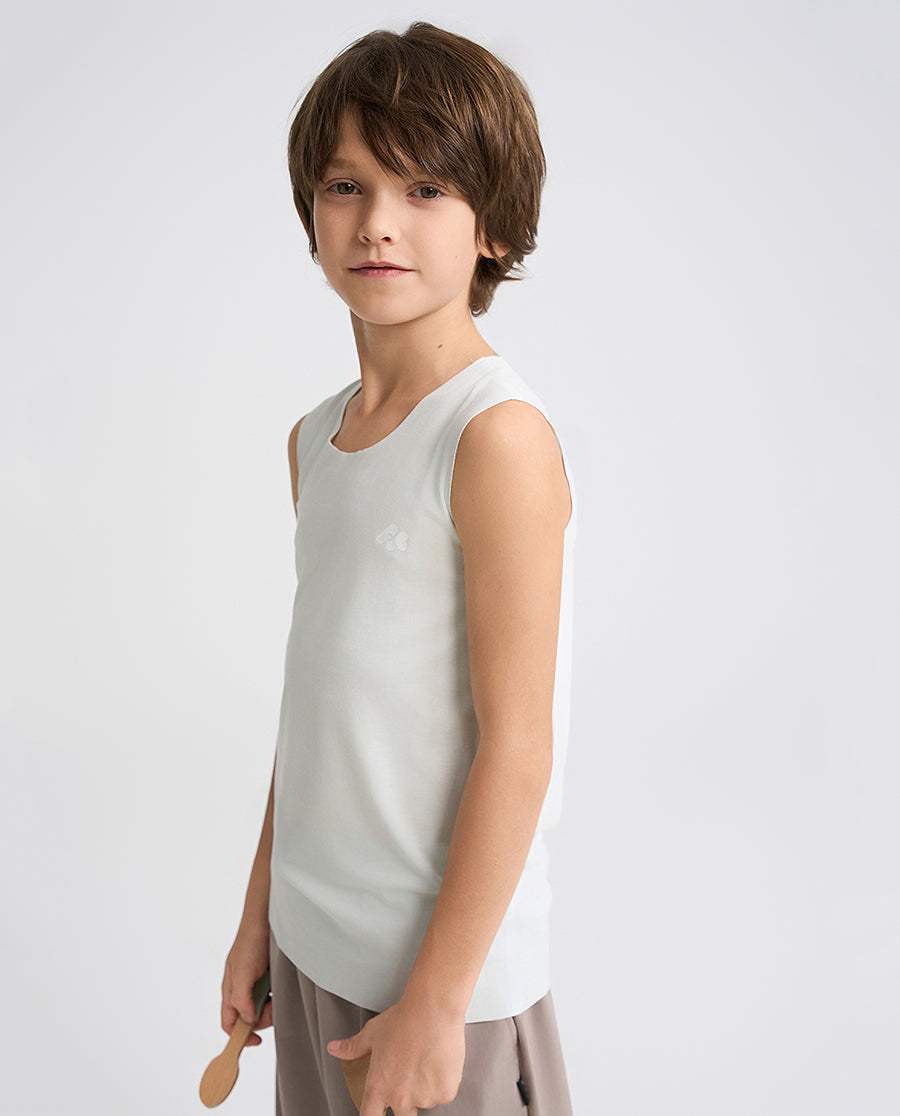 Aimer Kids Milk Fiber Collection Basic Vest