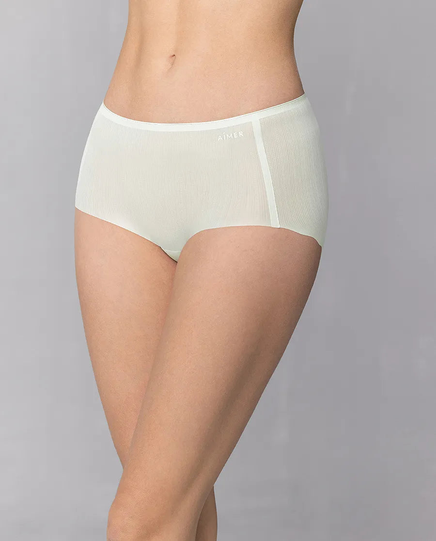 Aimer 3 Packs Seamless Mid-rise Boyshorts