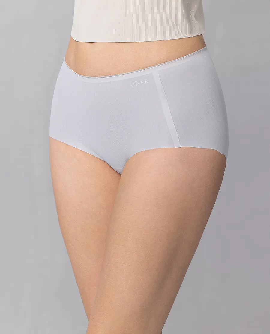 Aimer 3 Packs Seamless Mid-rise Boyshorts
