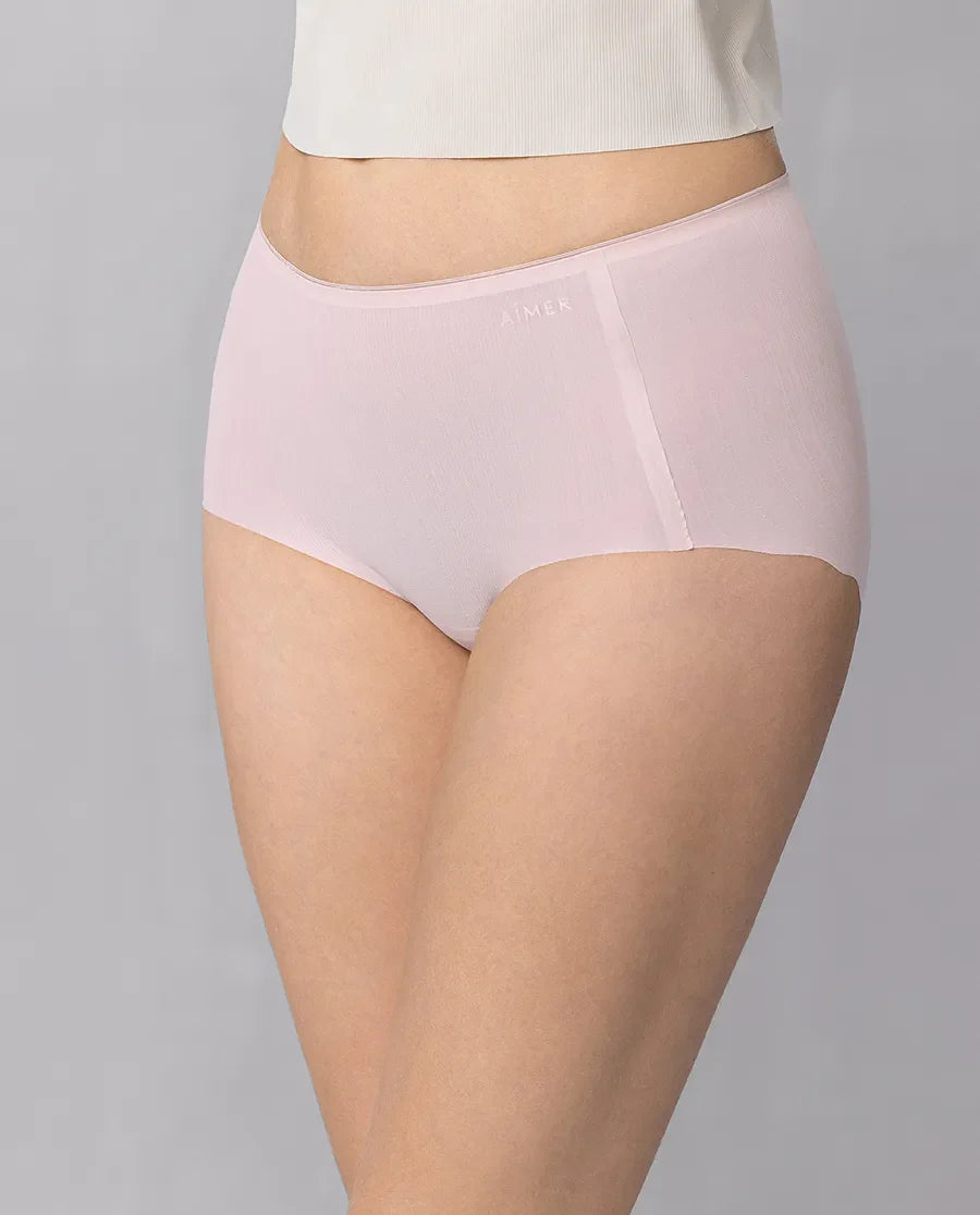 Aimer 3 Packs Seamless Mid-rise Boyshorts