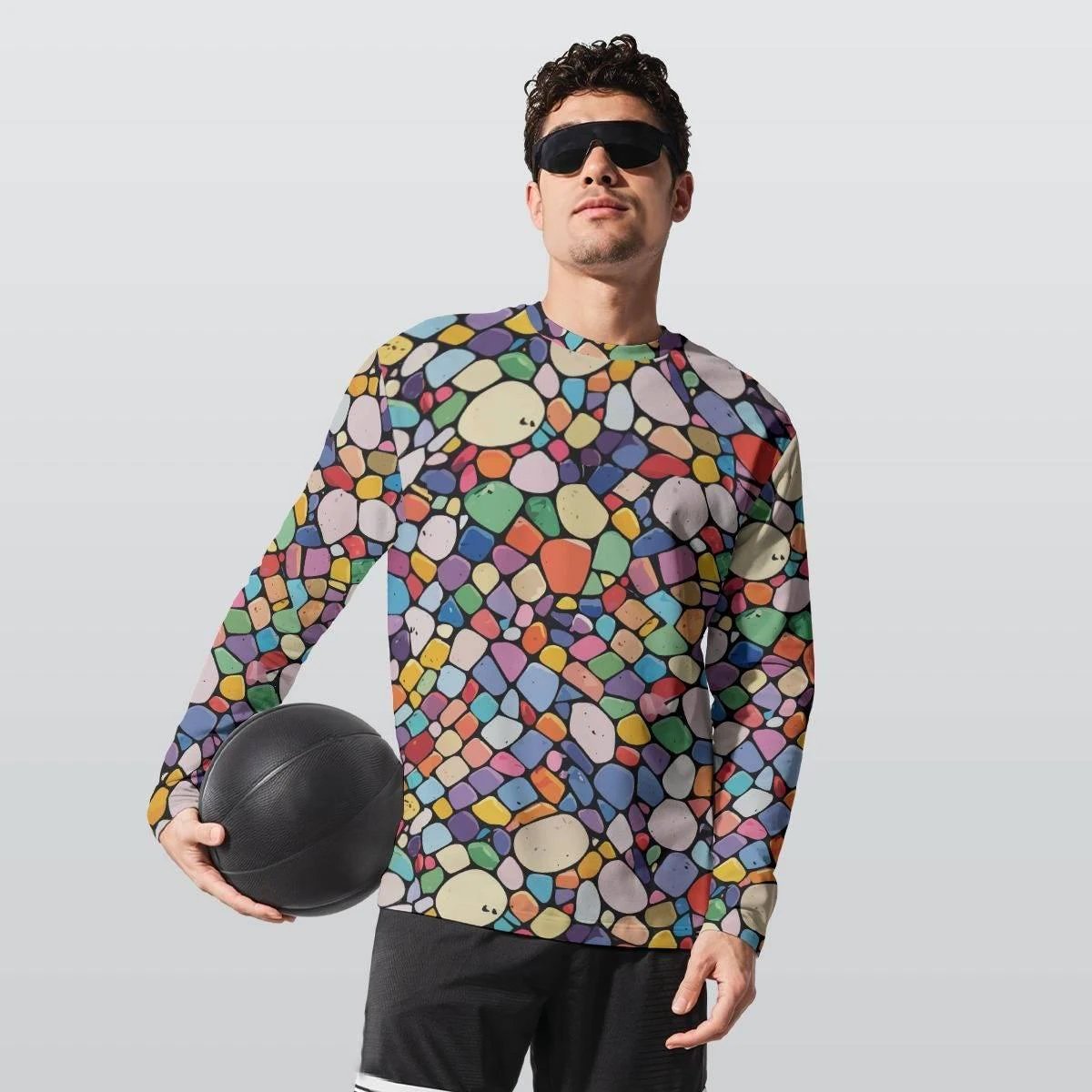 Urban Legend All-Over Print Cotton Long Sleeve - Heavyweight 190 GSM Designer Artist Tee