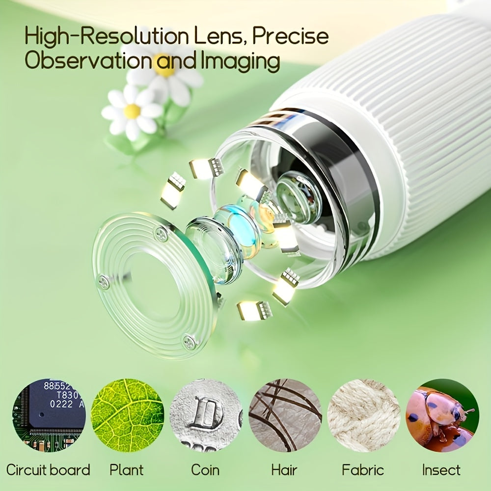 Youngsters' Handheld Digital Microscope with IPS Screen TJR7H3D