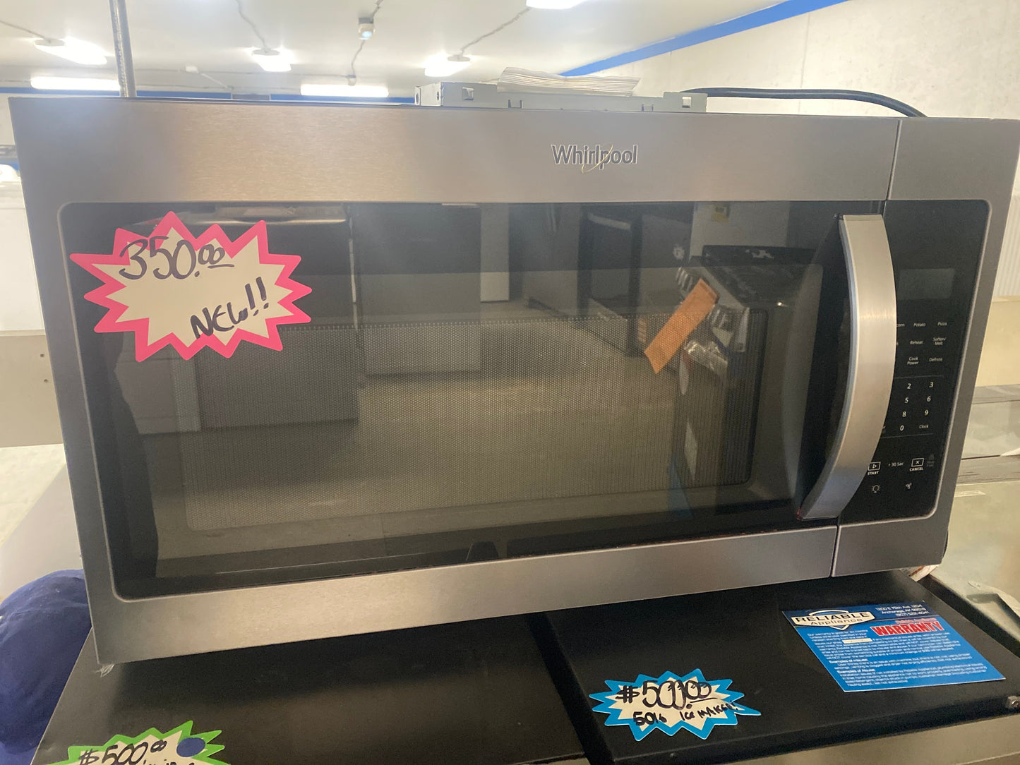 New!! Whirlpool 30” Over-the-Range Microwave