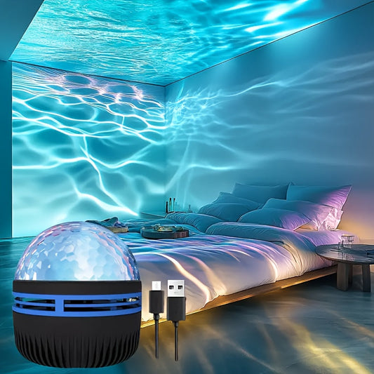 Innosinpo 1pc USB Powered LED Crystal Magic Ball Lamp - XDU9