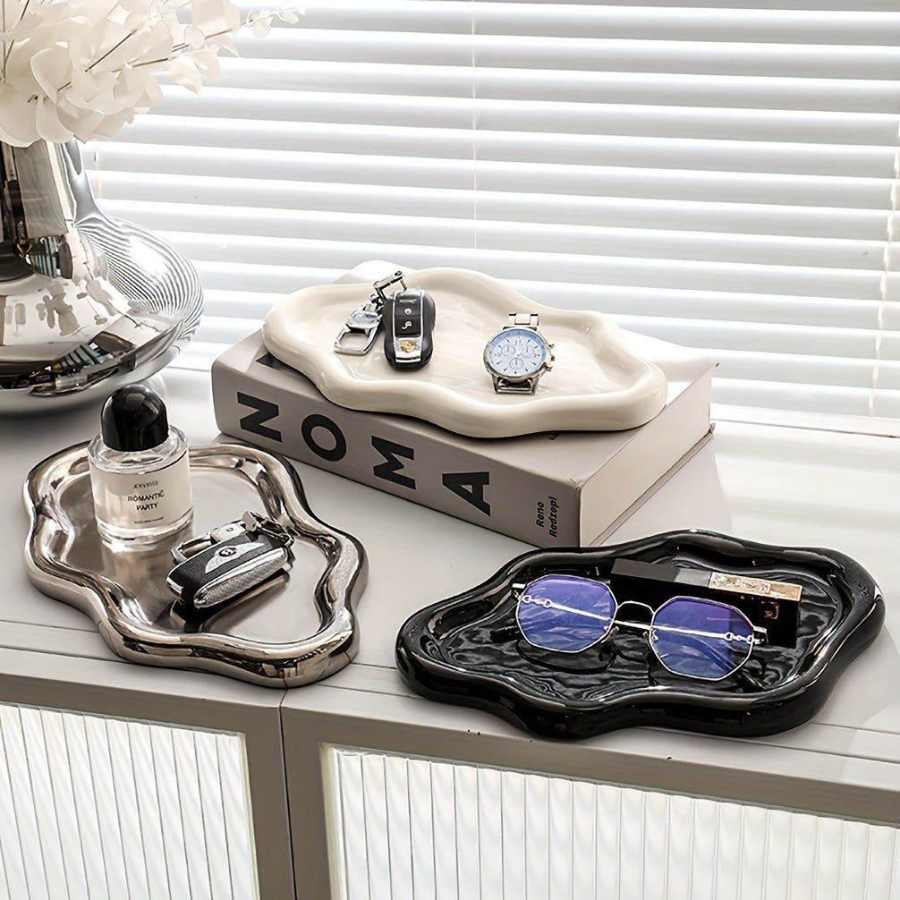 Cloud Jewelry Tray Decor- HMT24GG