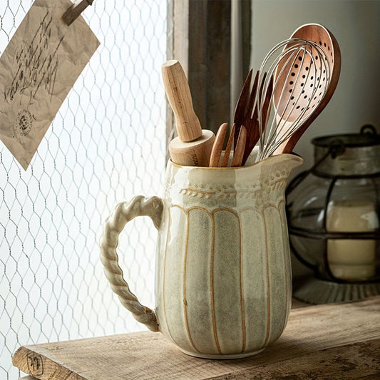 An Ancient Style Creative Twist Handle Pot - F3JI