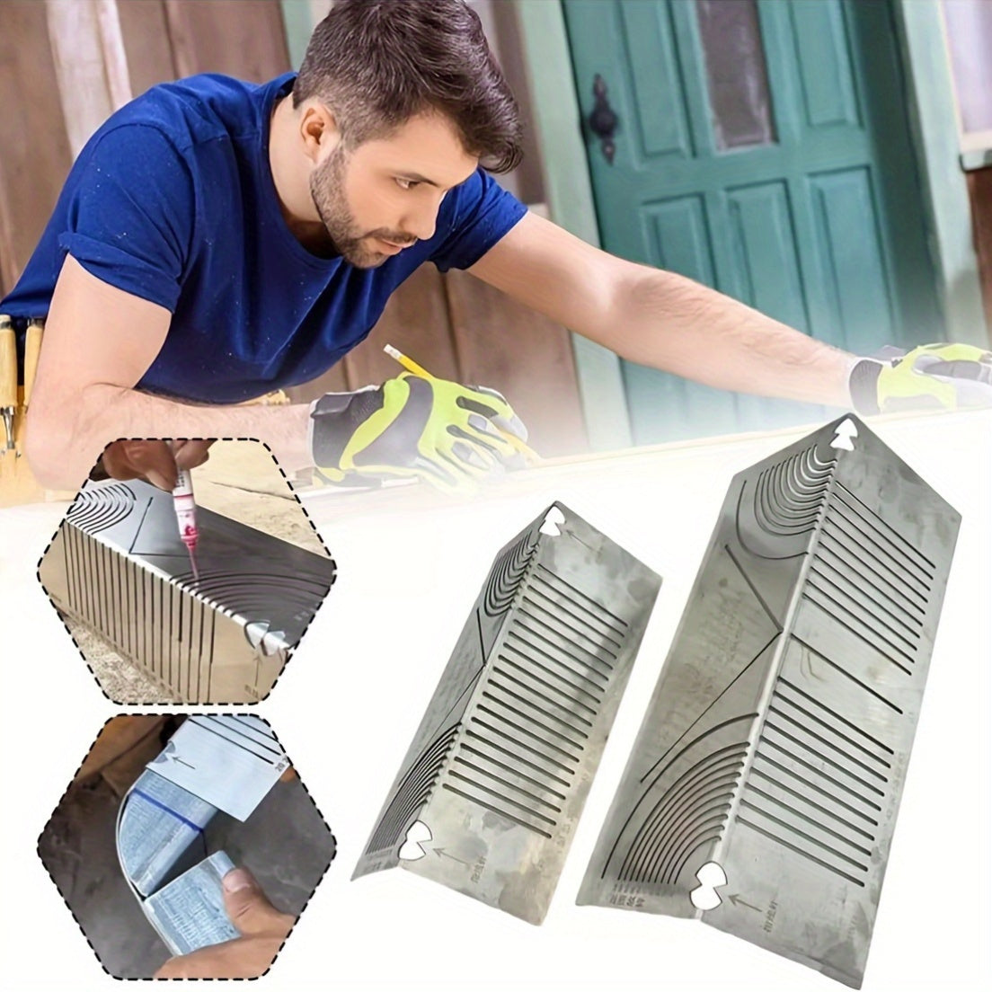 Precision Steel Angle & Arc Marking Tool TJR4B6F