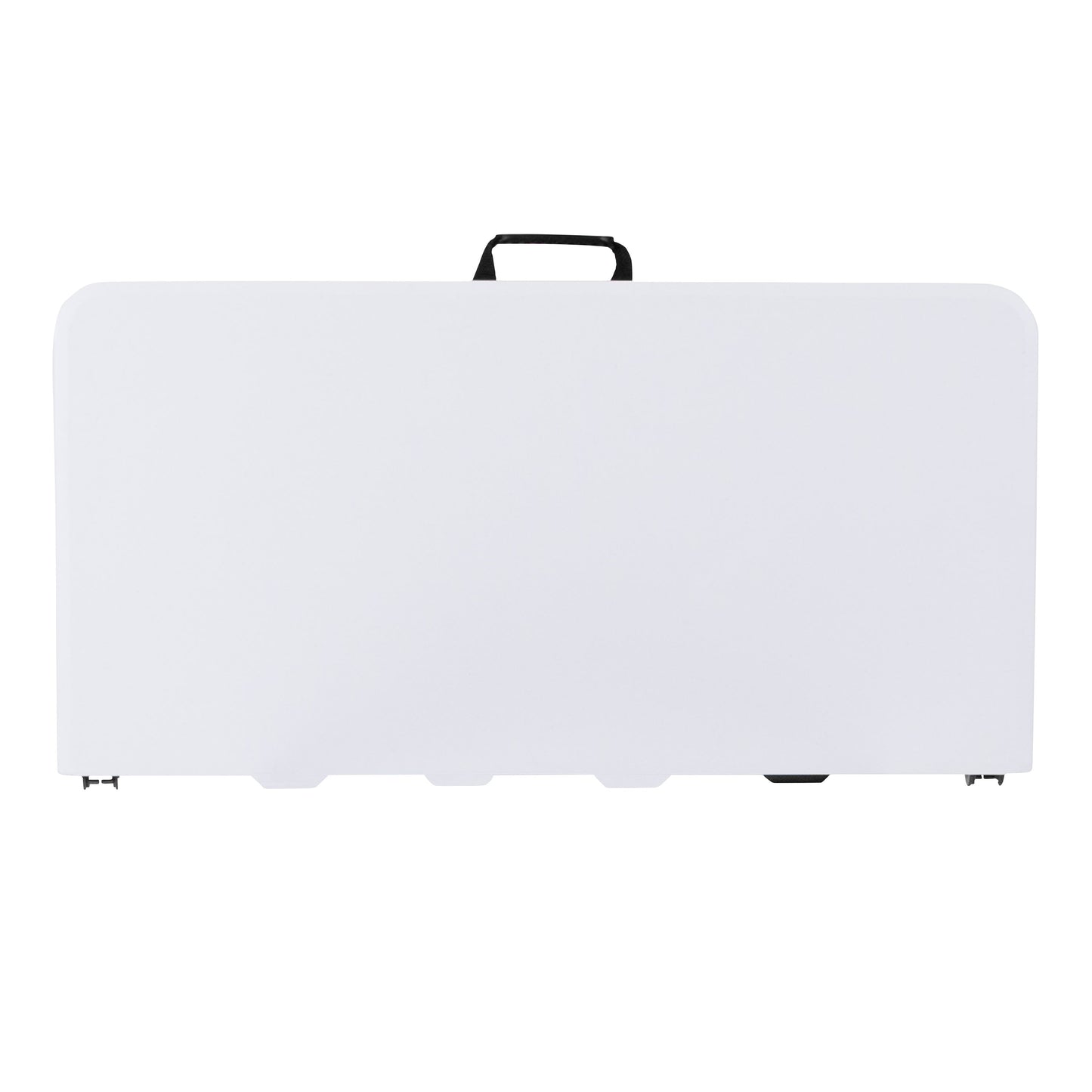 2.79-Foot Square Bi-Fold Plastic Folding Table with Carrying Handle