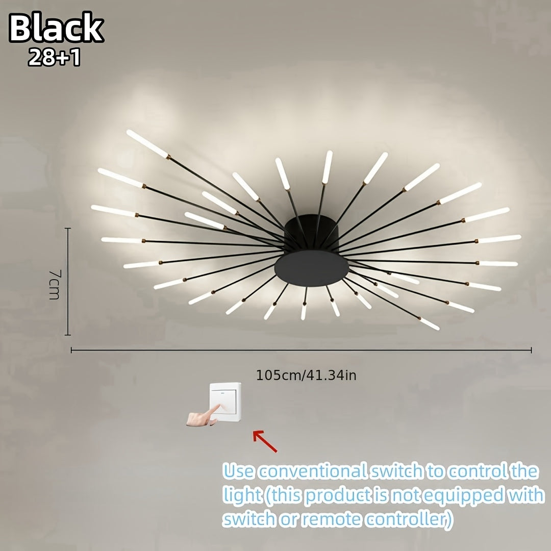 Modern Luxury LED Fireworks Ceiling Lamp-CVH5